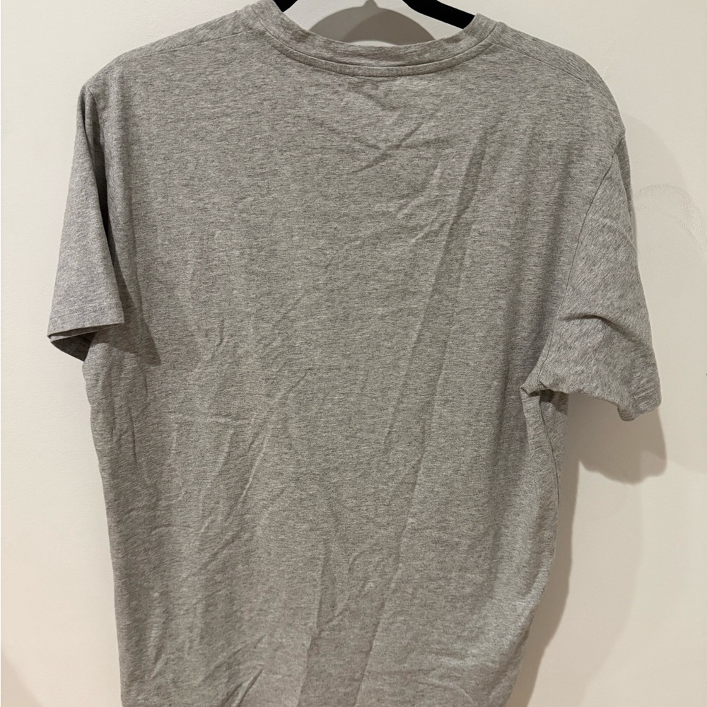 Men's sunspel riviera Crew Neck T-Shirt gray large - Picture 6 of 7